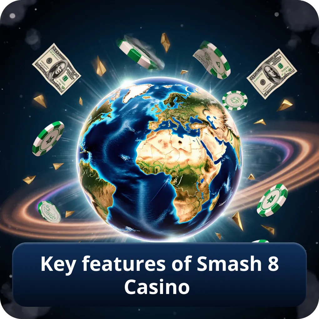 Key features of Smash 8 Casino